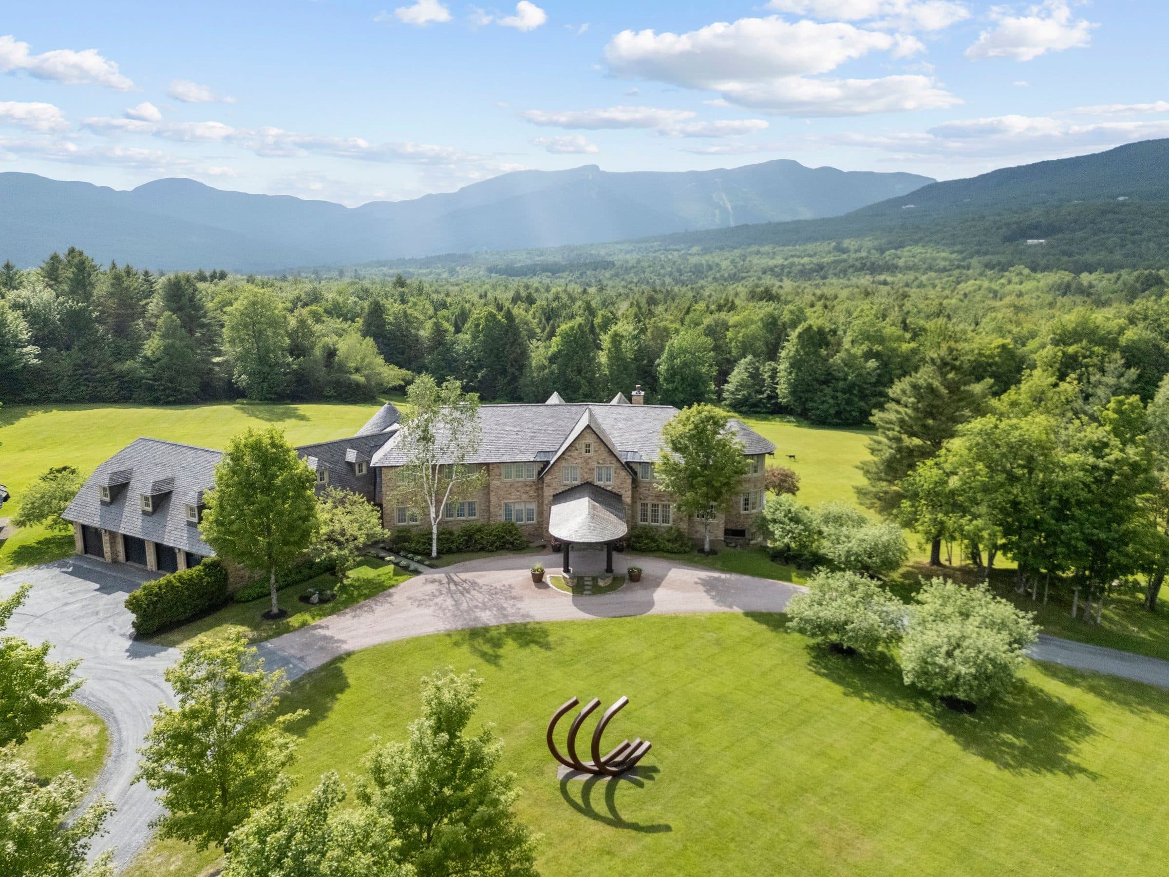 Stowe mountain-side home, Stowe, VT